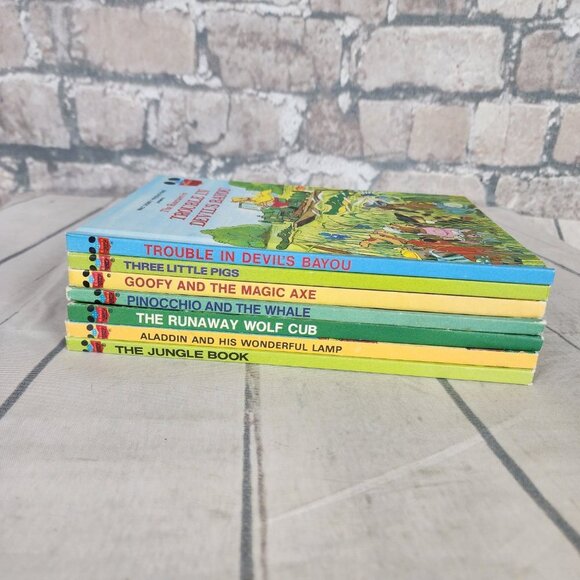 Walt Disney's Wonderful World  of Reading Books 1970s/80;s Matte Covers Set of 7 - Picture 4 of 9